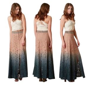 Gimmicks Ombre Lace Maxi Skirt